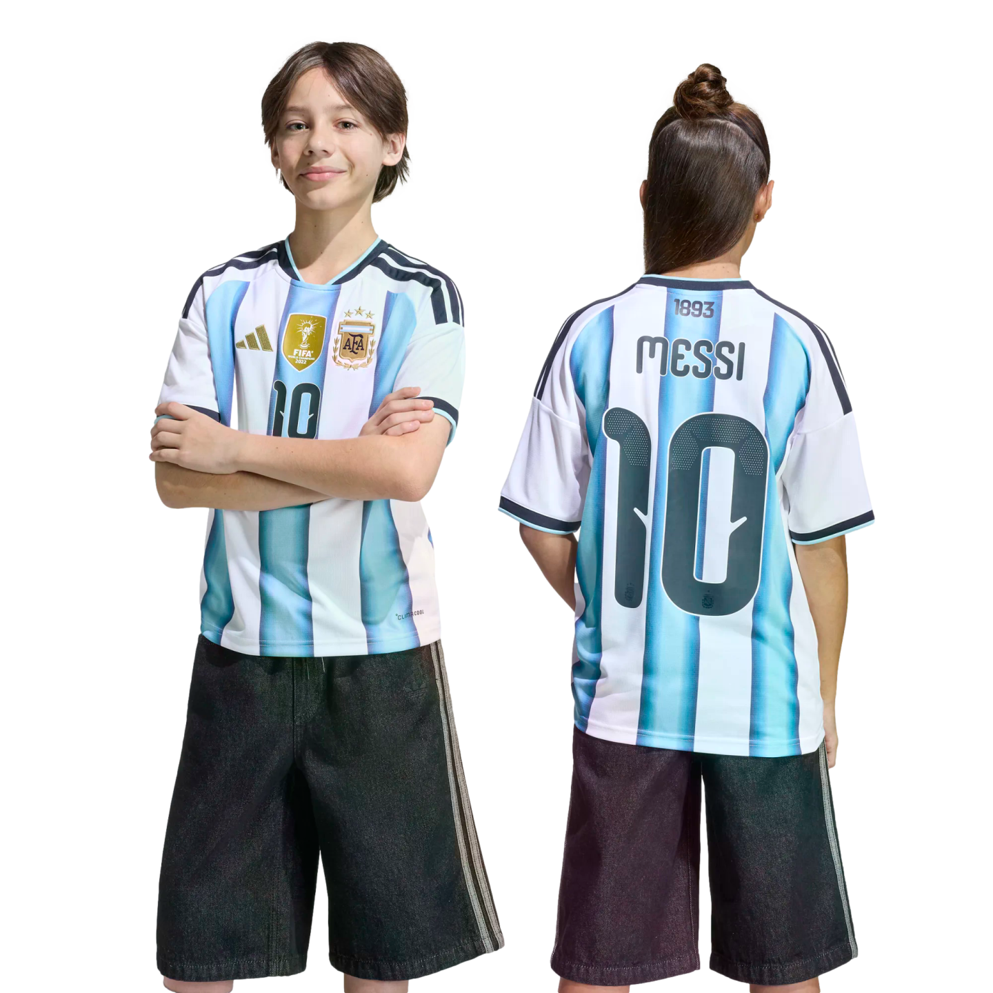 Adidas Argentina 2026 Messi Youth Home Jersey