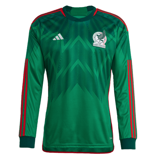 Adidas Mexico 2022 Long Sleeve Home Jersey