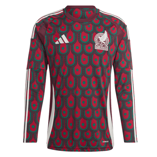 Adidas Mexico 2024 Long Sleeve Home Jersey IP6381