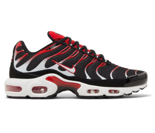 Mens Nike Air Max Plus TN (Black/White/Red)