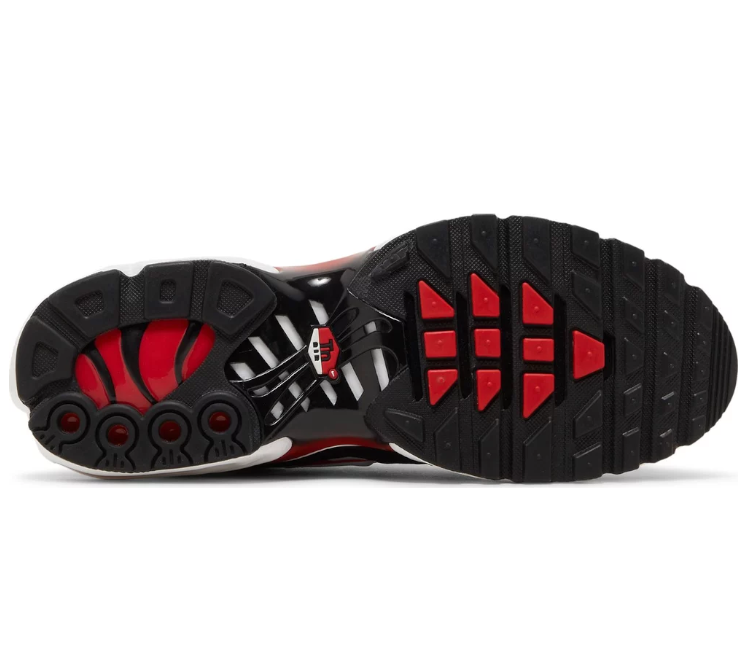 Mens Nike Air Max Plus TN (Black/White/Red)