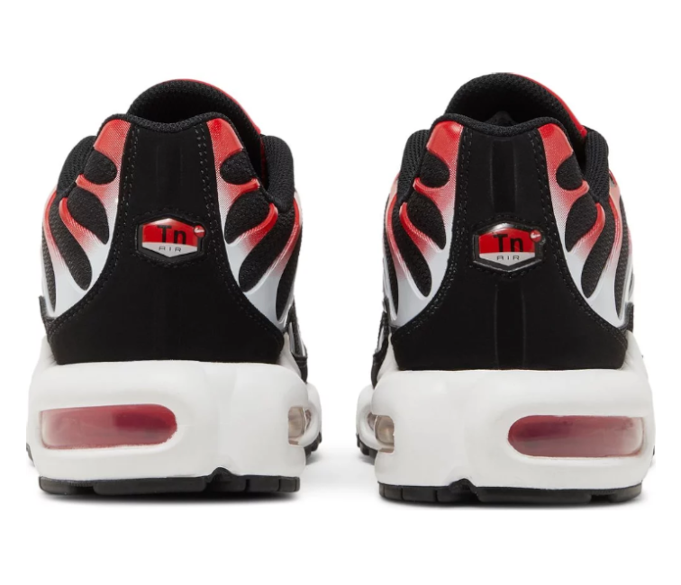 Mens Nike Air Max Plus TN (Black/White/Red)