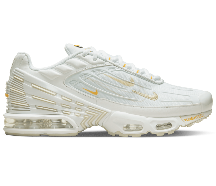 Men's Nike Air Max Plus TN III (White/Gold)