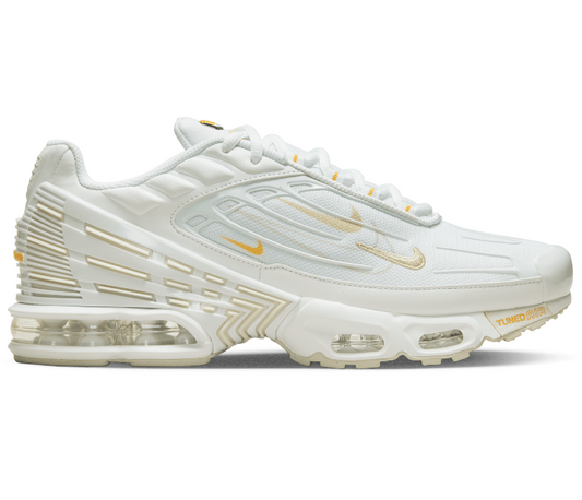 Men's Nike Air Max Plus TN III (White/Gold)