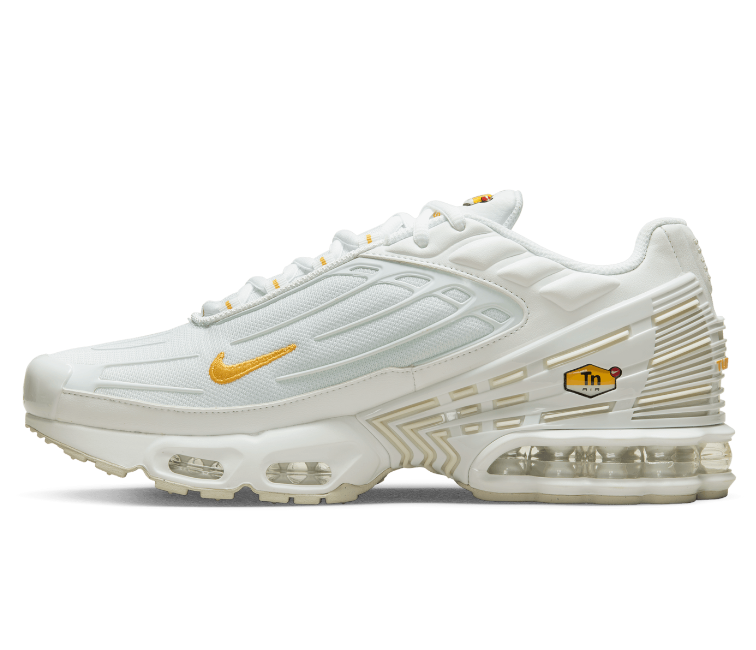 Men's Nike Air Max Plus TN III (White/Gold)