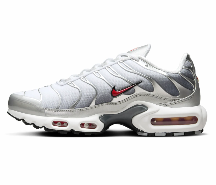 Women's Nike Air Max Plus TN (Silver/Red)