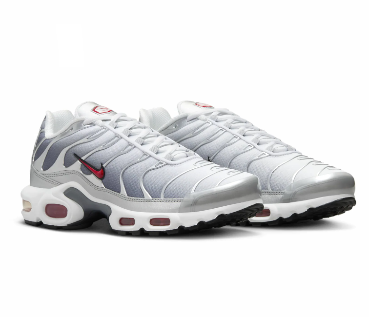 Women's Nike Air Max Plus TN (Silver/Red)