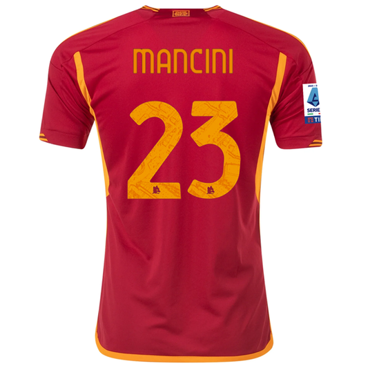 adidas Roma Gianluca Mancini Home Jersey w/ Serie A Patch 23/24 (Team Victory Re