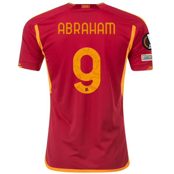 adidas Roma Tammy Abraham Home Jersey w/ Europa League Patches 23/24 (Team Victo