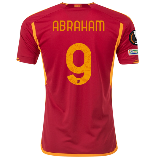 adidas Roma Tammy Abraham Home Jersey w/ Europa League Patches 23/24 (Team Victo