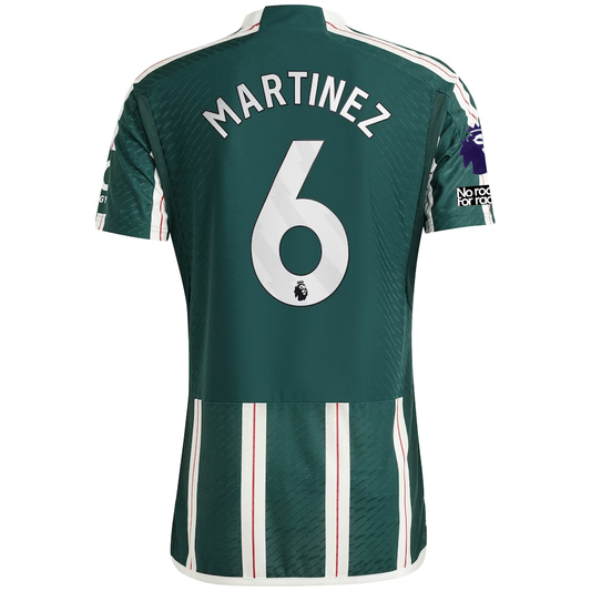 adidas Manchester United Authentic Lisandro Martinez Away Jersey w/ EPL + No Roo