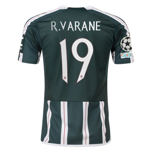 adidas Manchester United Raphael Varane Away Jersey w/ Champions League Patches