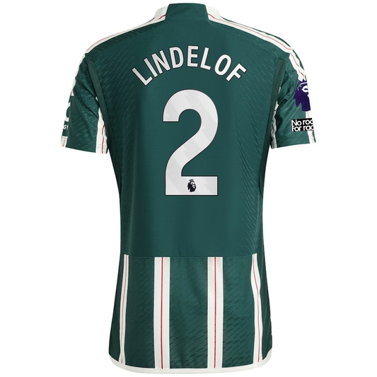 adidas Manchester United Authentic Victor Lindelof Away Jersey w/ EPL + No Room
