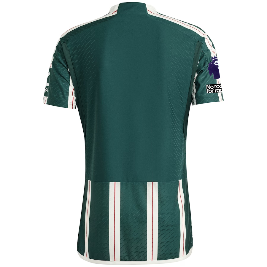 adidas Manchester United Authentic Away Jersey w/ EPL + No Room For Racism Patch