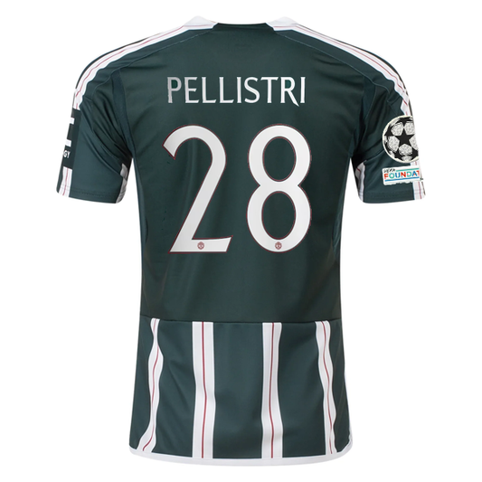 adidas Manchester United Facundo Pellestri Away Jersey w/ Champions League Patch