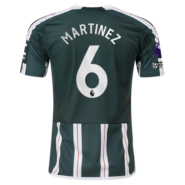 adidas Manchester United Lisandro Martinez Away Jersey w/ EPL + No Room For Raci