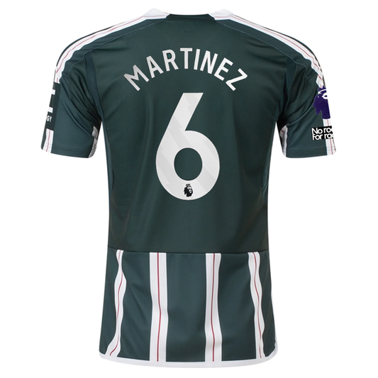 adidas Manchester United Lisandro Martinez Away Jersey w/ EPL + No Room For Raci