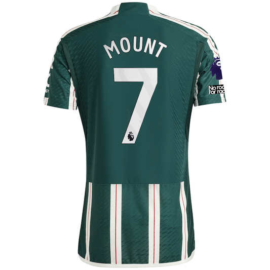 adidas Manchester United Authentic Mason Mount Away Jersey w/ EPL + No Room For
