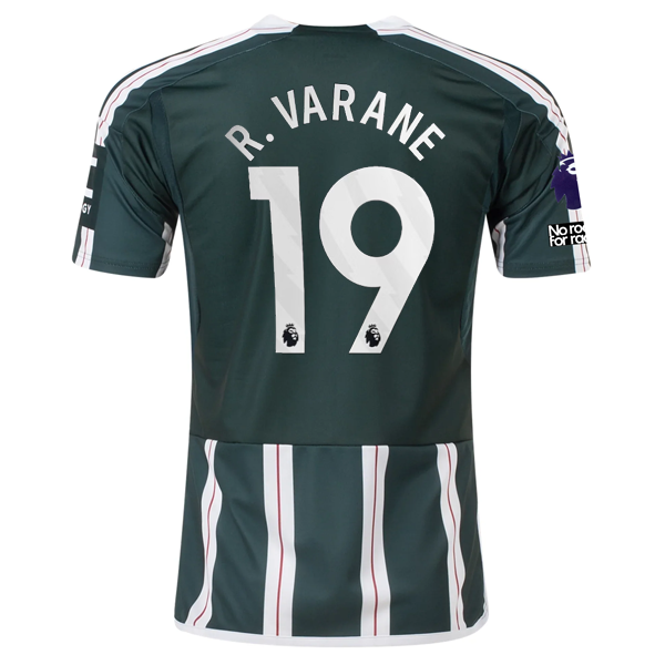 adidas Manchester United Raphael Varane Away Jersey w/ EPL + No Room For Racism