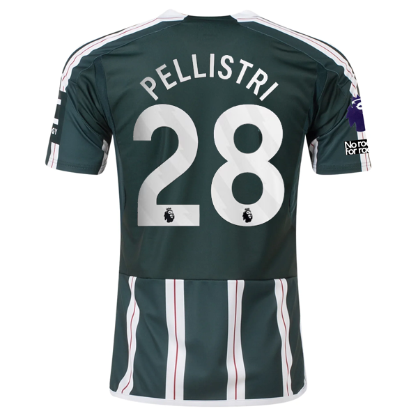 adidas Manchester United Facundo Pellestri Away Jersey w/ EPL + No Room For Raci