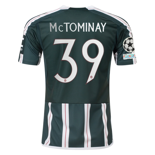 adidas Manchester United Scott McTominay Away Jersey w/ Champions League Patches