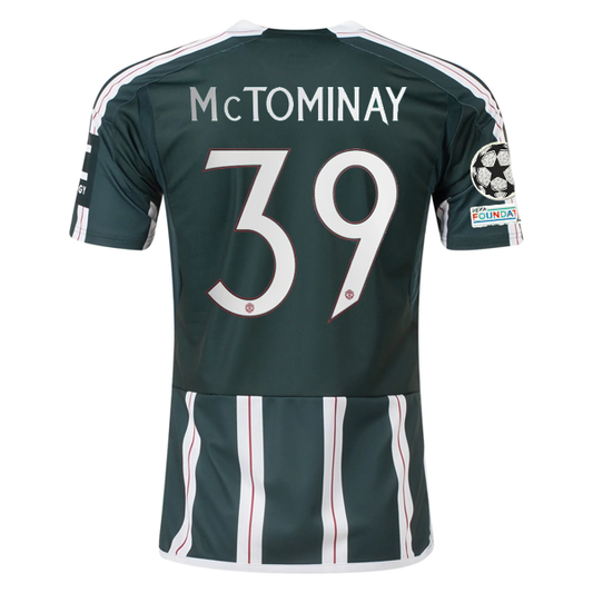adidas Manchester United Scott McTominay Away Jersey w/ Champions League Patches