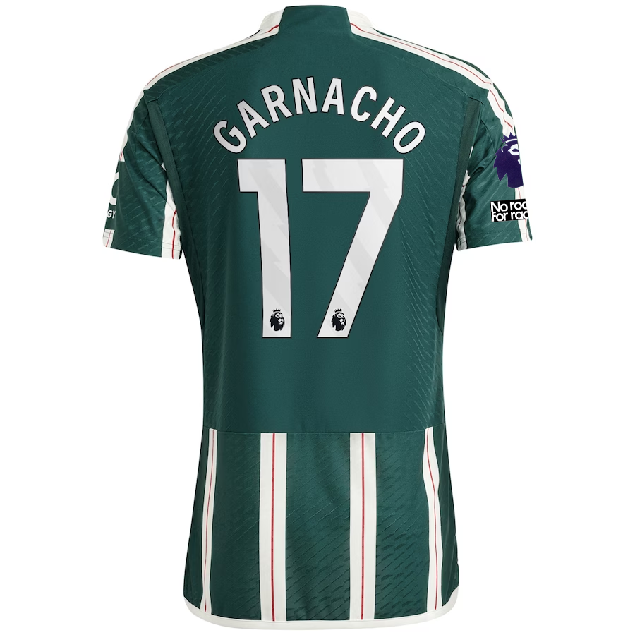 adidas Manchester United Authentic Alejandro Garnacho Away Jersey w/ EPL + No Ro