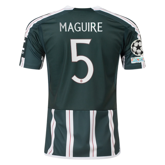 adidas Manchester United Harry Maguire Away Jersey w/ Champions League Patches 2