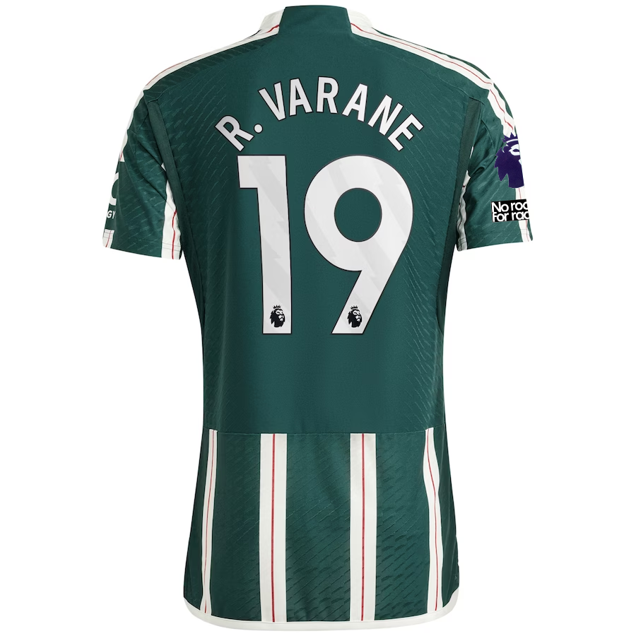 adidas Manchester United Authentic Raphael Varane Away Jersey w/ EPL + No Room F