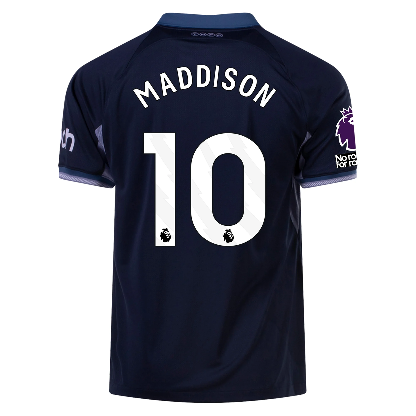 Nike Tottenham James Maddison Away Jersey w/ EPL + No Room For Racism Patches 23