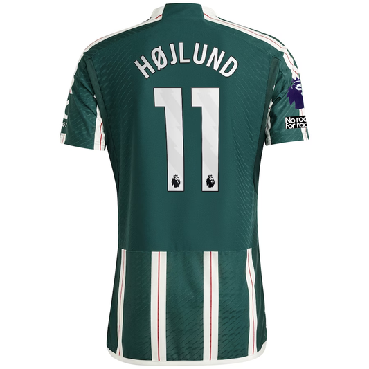 adidas Manchester United Authentic Rasmus Højlund Away Jersey w/ EPL + No Room F