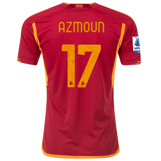 adidas Roma Sardar Azmoun Home Jersey w/ Serie A Patch 23/24 (Team Victory Red)