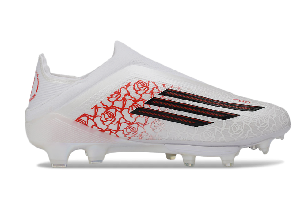 Lamine Yamal signature Adidas F50+ Elite FG laceless Heart Breaker edition soccer cleats